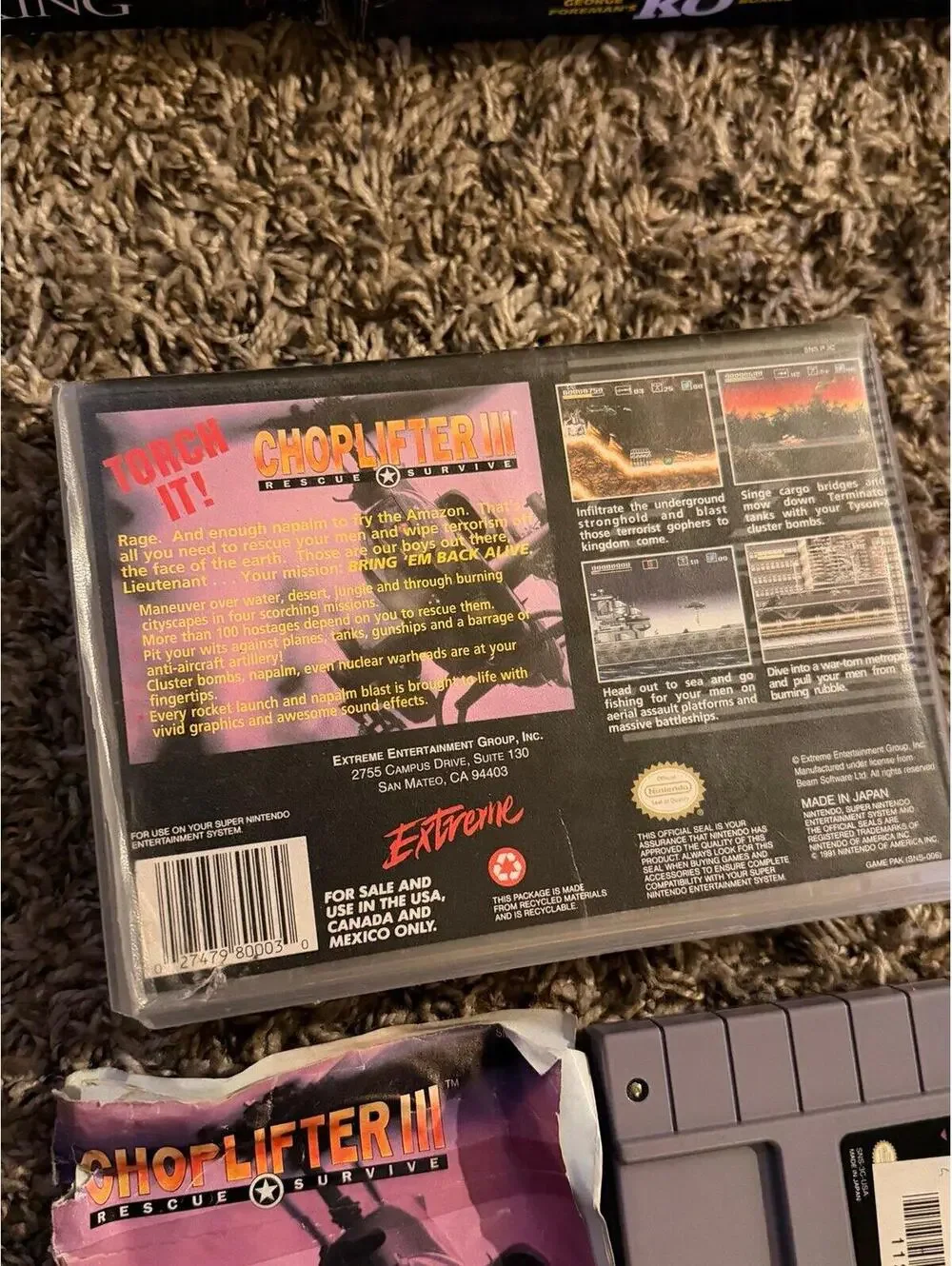 Choplifter 3 for Super Nintendo